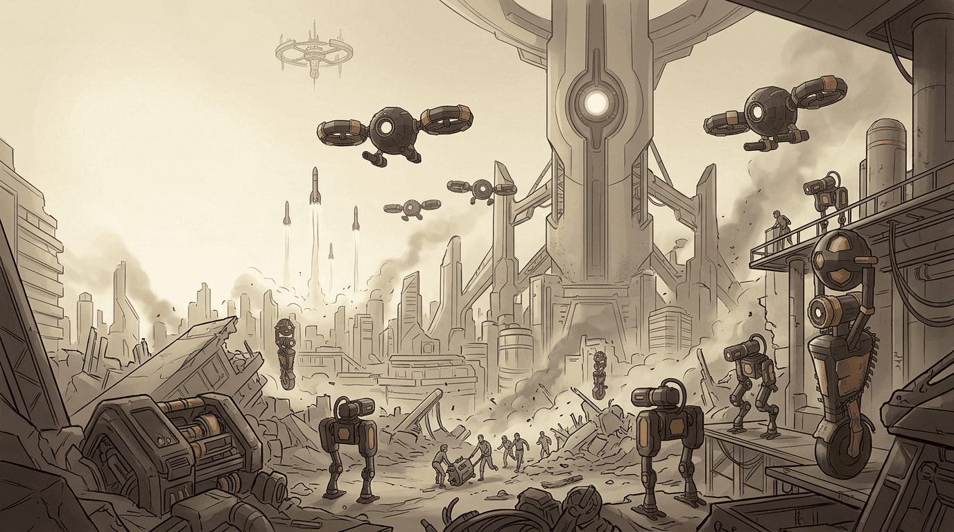 Gaia Protocol gameplay — rocket silo interior